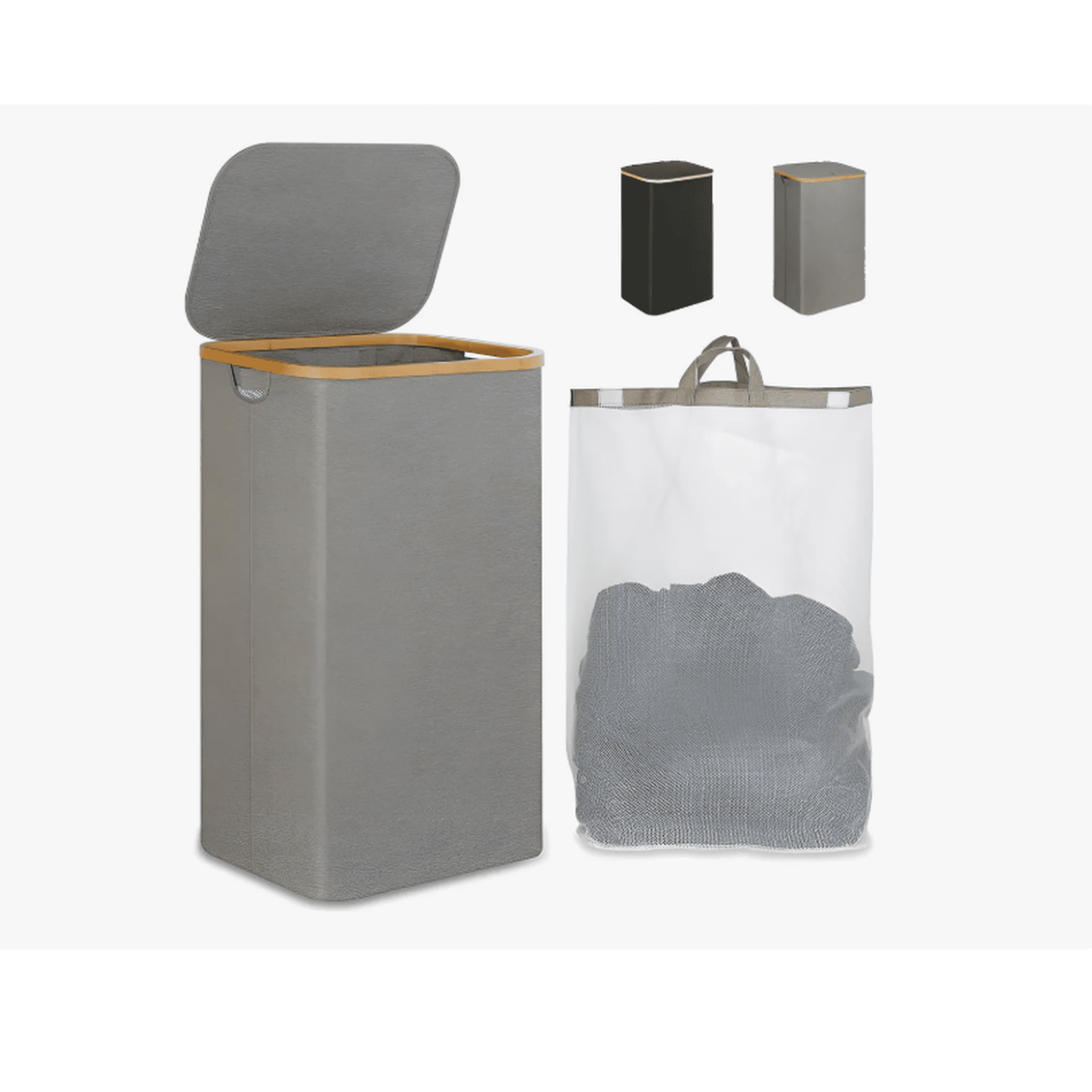 Cesto para ropa sucia 110l plegable portatil cestos ropa