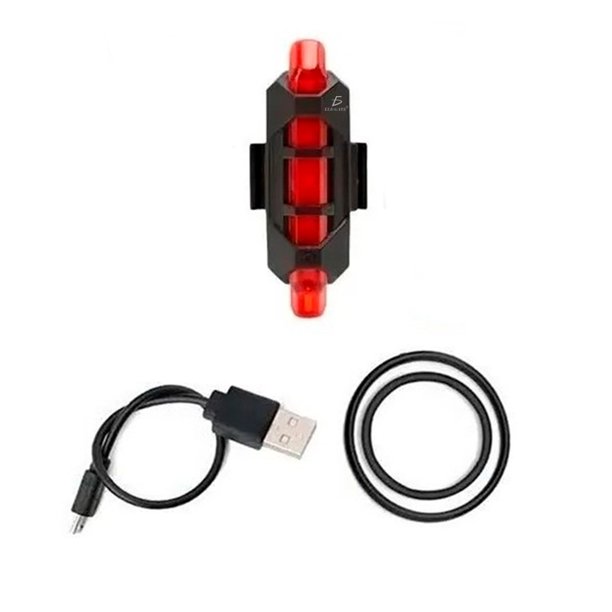 Luz Led Para Bicicleta Ele-Gate Multicolor