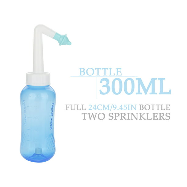 Enjuague nasal, botella de lavado de irrigación nasal de 300 ml