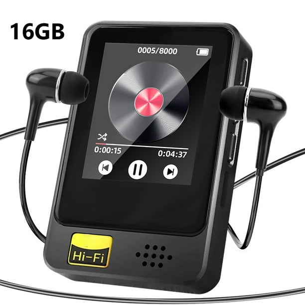  Reproductor de MP3 32 GB con altavoz auricular