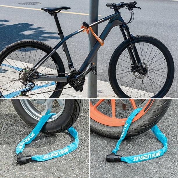 Candado de seguridad para bicicleta Candado antirrobo para bicicleta con  cadena de llave para bicicleta