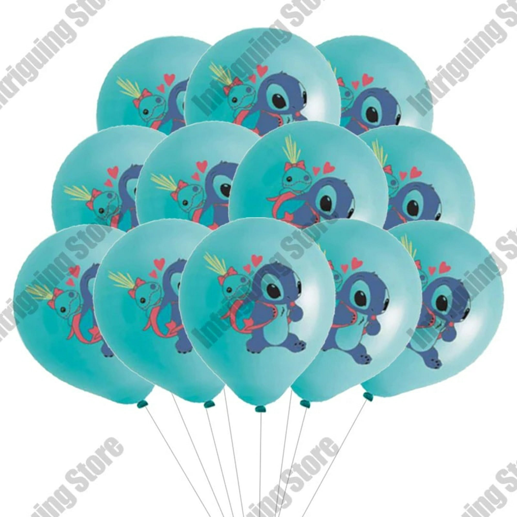 Globos de Lilo y Stitch de 12 pulgadas, decoración para fiesta de  cumpleaños, globos de decoración p Tesoro Cultural