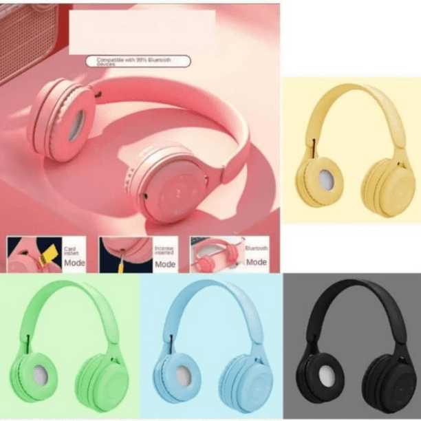 Aud fonos Bluetooth YO8 Over Ear POPHAUS FEG033C Bodega Aurrera