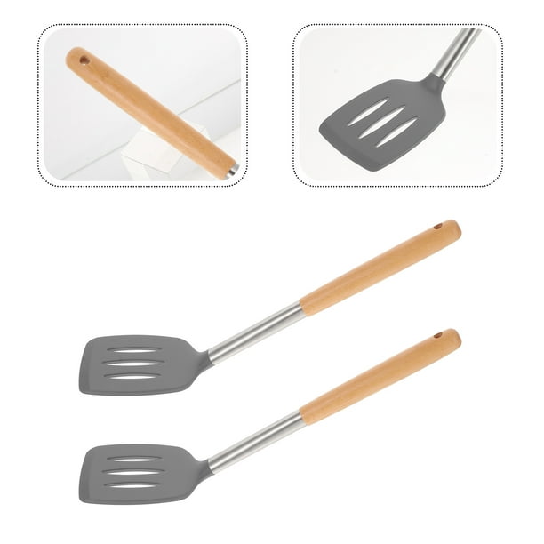 Paquete de 2 palas de silicona para utensilios de cocina