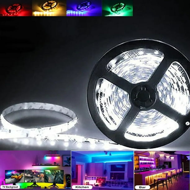 Tira de luces LED para decoración del hogar, cinta Multicolor de 2M
