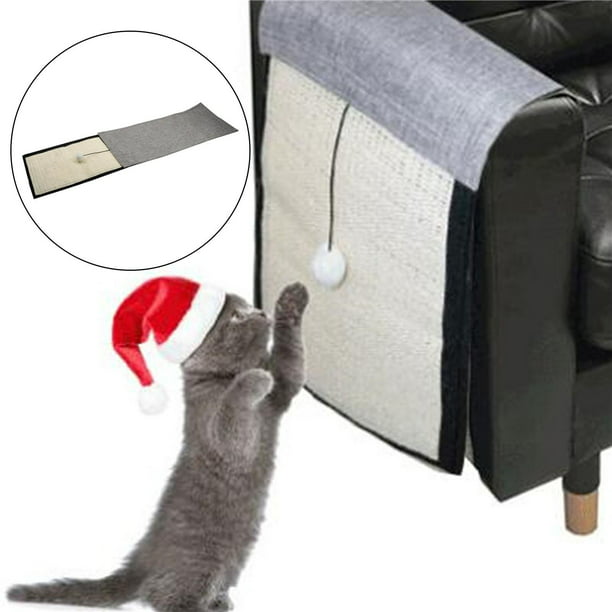 Almohadilla rascador de sisal natural para gatos, sofá cama, muebles,  protector de esquina para gatos de interior, funda de sofá, almohadilla de