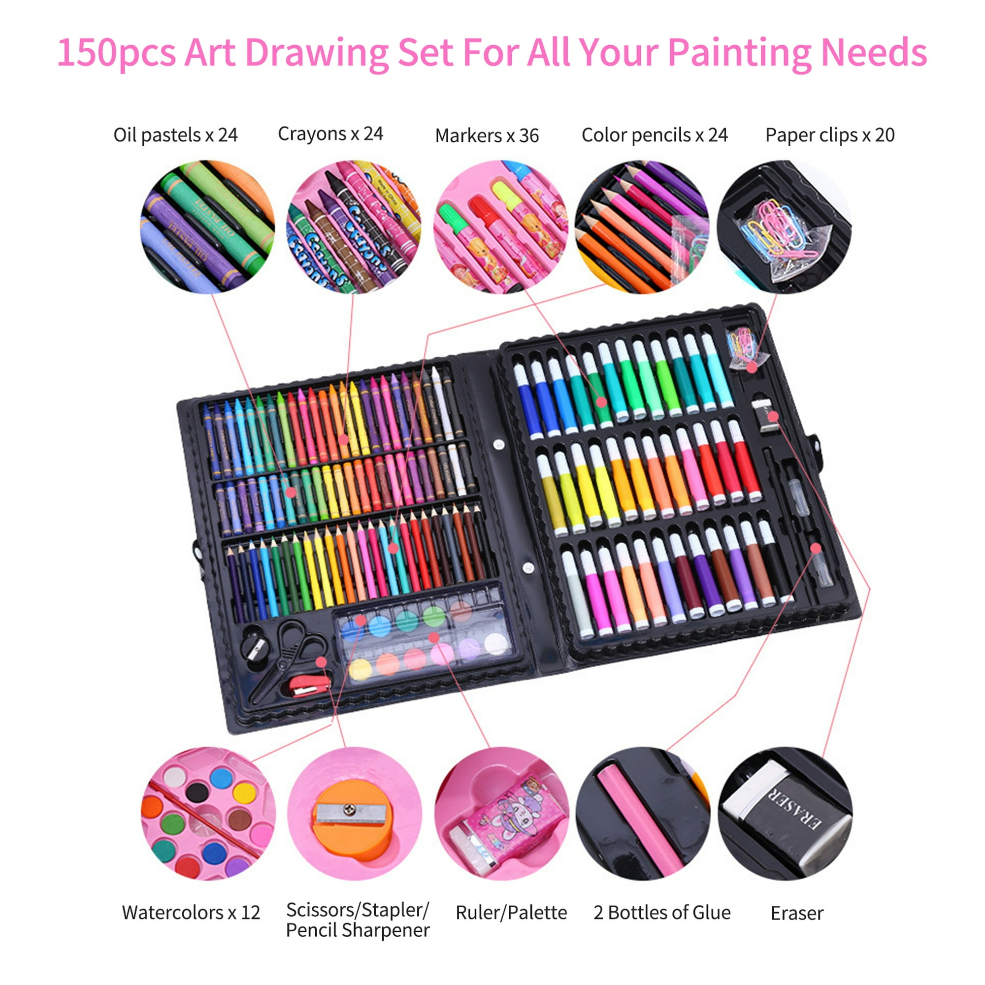 Comprar Juego de lápices de colores y lápices para dibujar, Kit de