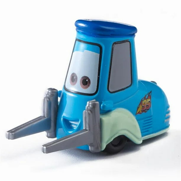 Coche de juguete Cars de Disney y Pixar, El Rey, escala de 1:55