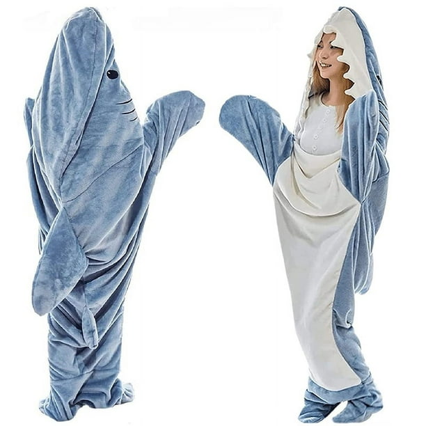 Manta De Tiburón Desgaste Con Capucha Saco De Dormir Cosplay Disfraz Para  El Amante De Los Tiburones Baño En Casa