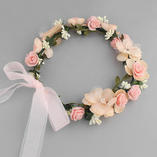 2x Diademas Flores Accesorios para Tiara de Graduación para Niñas Florales Soledad de flores | Bodega Aurrera en línea