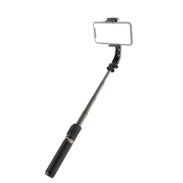 Estabilizador de cardán para teléfono inteligente con palo selfie  extensible y trípode, estabilizador de iPhone con control remoto para  grabación de
