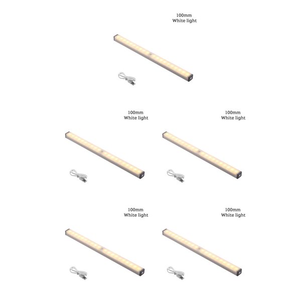 Luz LED para armario, Sensor de movimiento a rayas, lámpara de