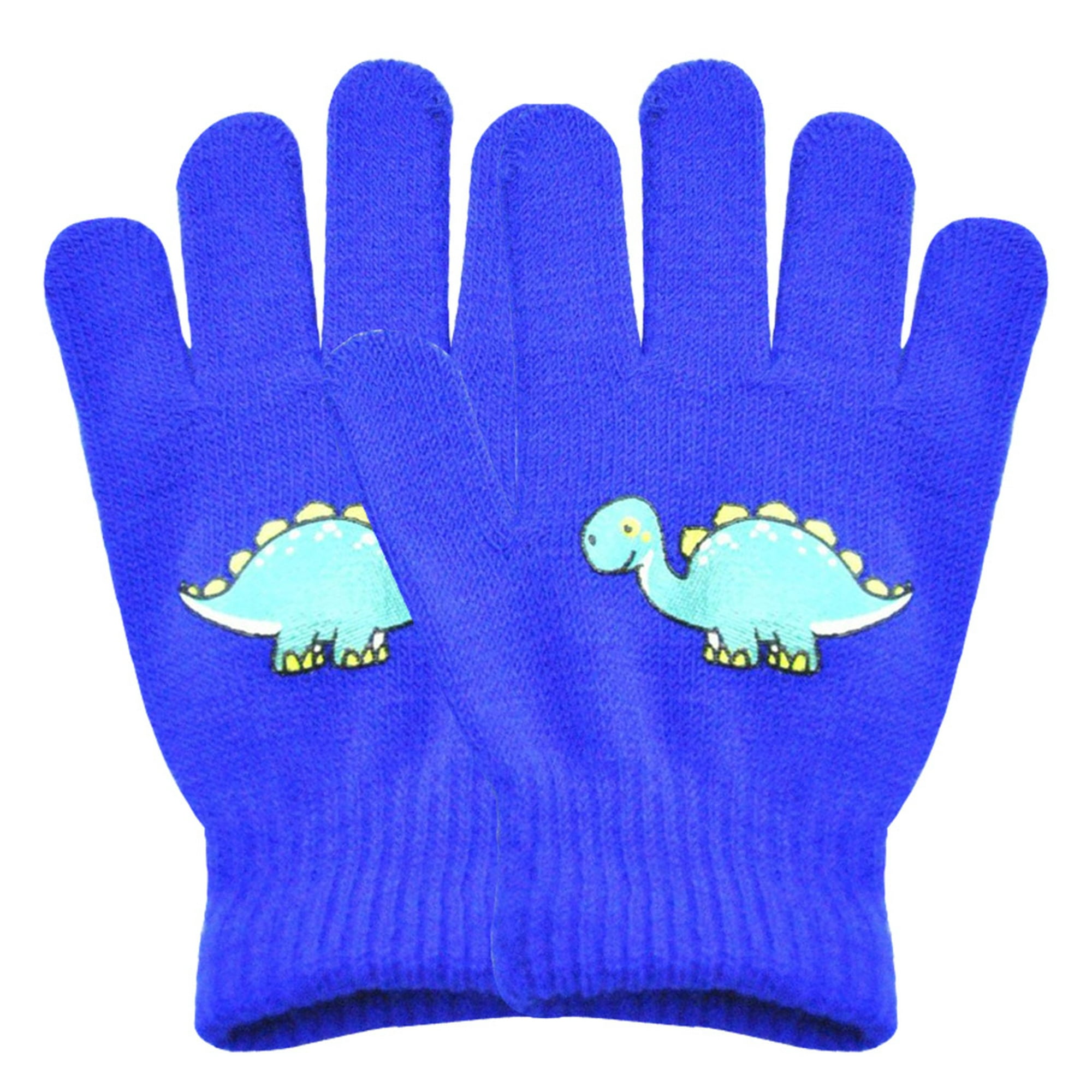 Sonducket 1 par de guantes de punto bordados para mujer invierno