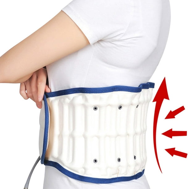 LSO - Soporte de espalda para dolor de espalda baja, soporte lumbar para  espalda, sistema de poleas, cinturón de soporte lumbar, alivio de cinturón  de