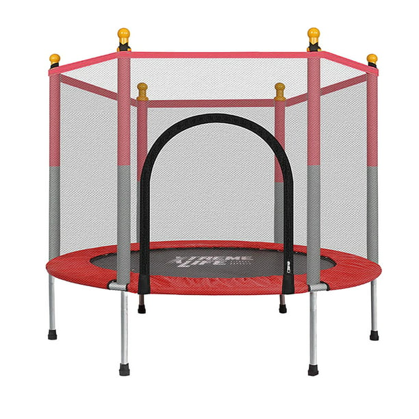 Trampolín para niños o adultos, trampolines de 10 pies con red  de seguridad, almohadilla de resorte para exteriores, redonda, combinada,  equipo de fitness, incluye todos los accesorios, capacidad de salto de