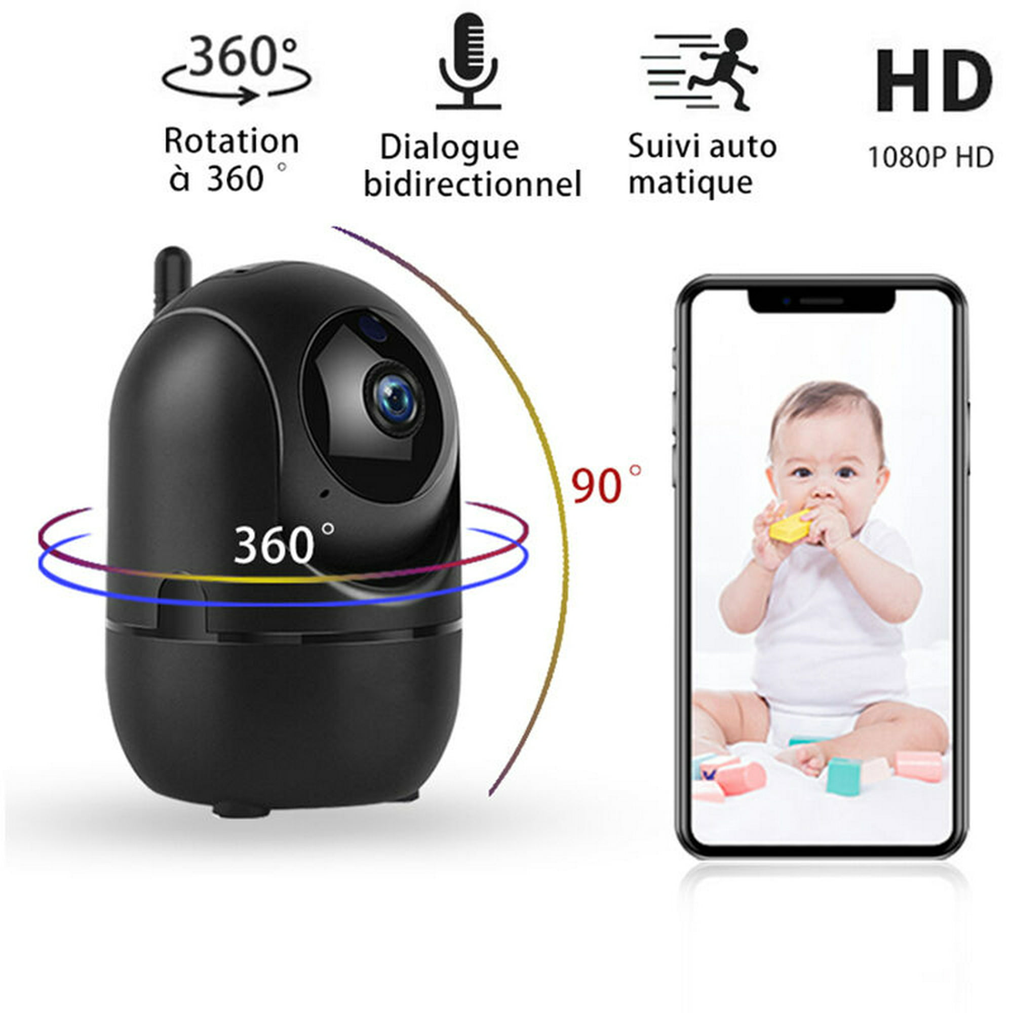 Soporte para cámara de bebé, soporte para monitor de bebé, compatible con  la mayoría de los monitores de bebé LingWen 9024715773081