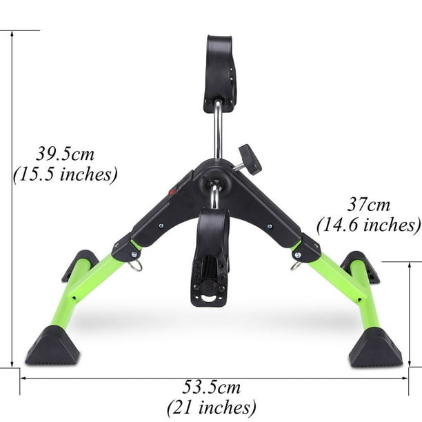 Ejercitador de pedales para piernas y brazos con pantalla LCD