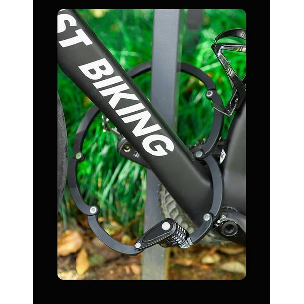 Candado de cadena de bicicleta candado de seguridad antirrobo para