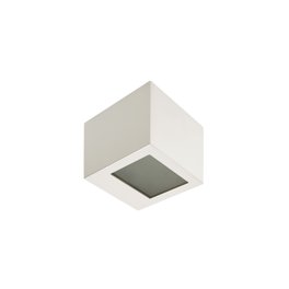 Lampara Led De Cortesía Luz para Escalera o Pasillo Empotrable en Pared 2W  Luz Cálida 3000k Negro Illux ML-2302.N