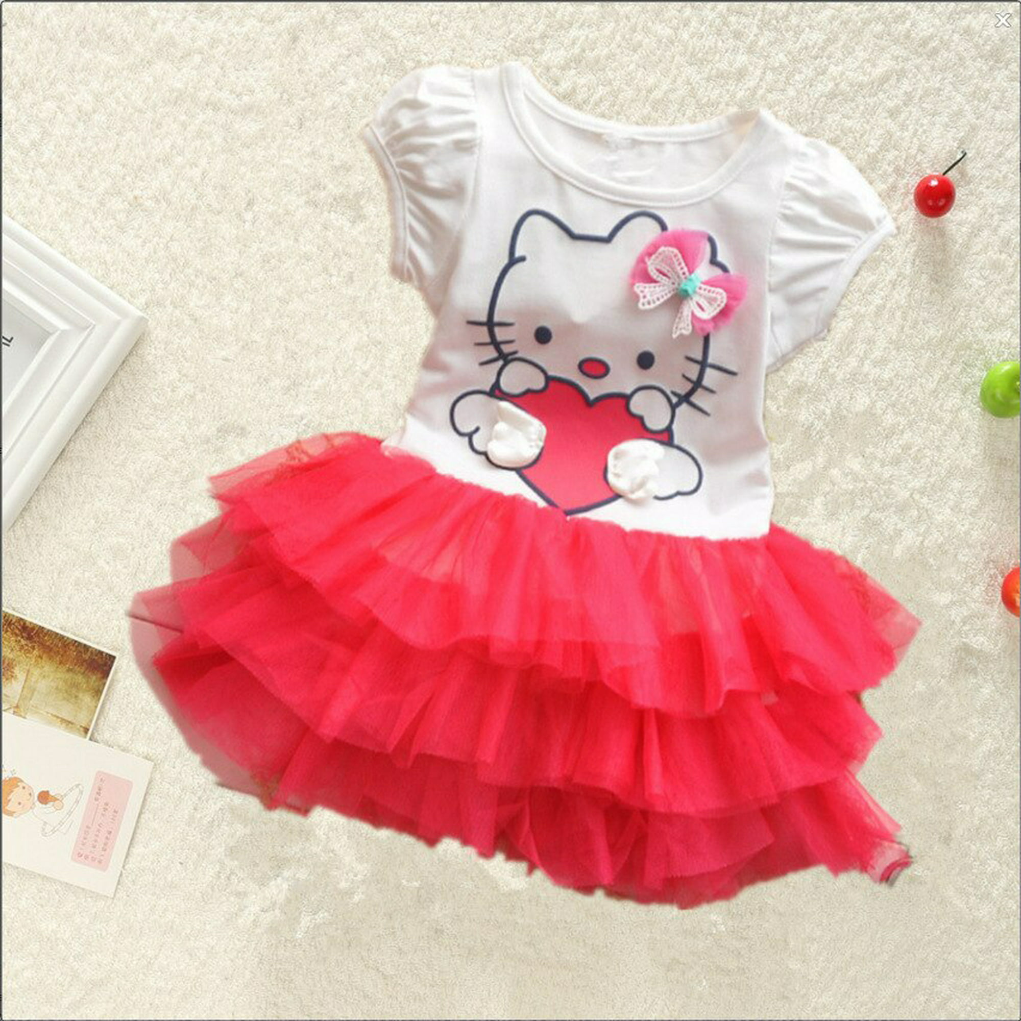Disfraz Hello Kitty vestido tutu mujer