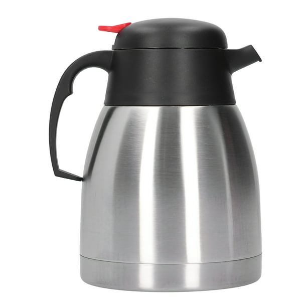 Jarra térmica de café de 36 onzas, termo de café aislada, jarra de café de  acero inoxidable para mantener líquidos calientes, botella aislada al vacío