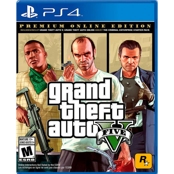 Grand Theft Auto V - Standard Edition - PlayStation 5 : :  Videojuegos