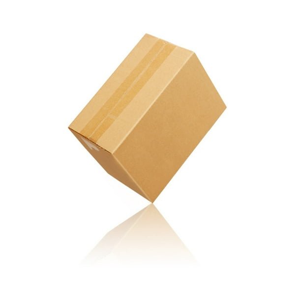  100 cajas de papel corrugado 8x6x4 cajas de embalaje de cartón  corrugado amarillo de los 20.315.210 in que envían los cartones móviles de  la caja de envío : Industrial y Científico