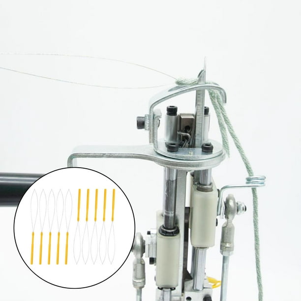 Enhebrador de agujas automático, herramienta de inserción de punto de  alambre de plástico, enhebrador de máquina de coser manual, accesorios de  costura DIY, 3 piezas