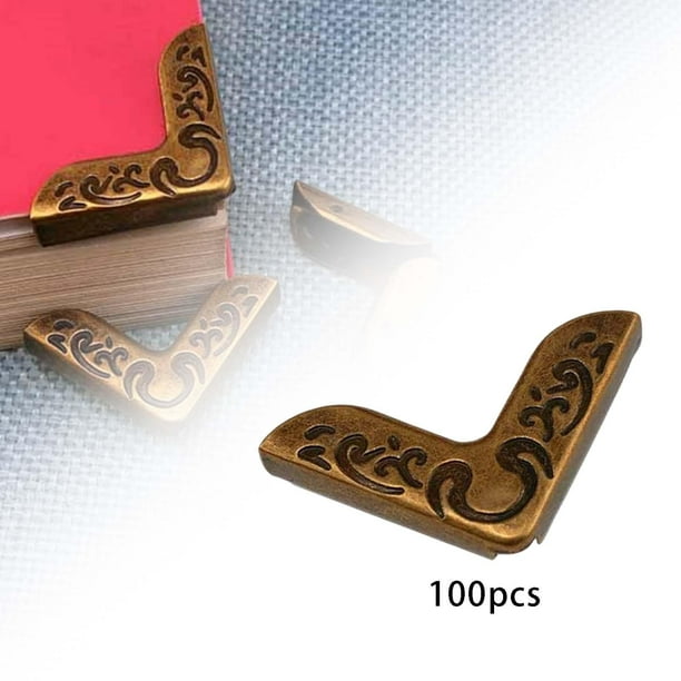 Cuadros Decorativos Protectores de esquina de libro de Metal 100