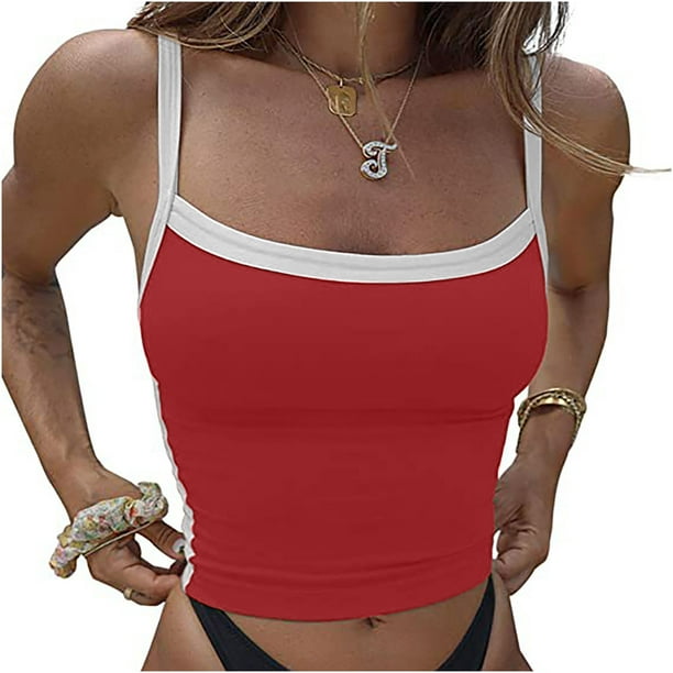 Ichuanyi Tank Top for Women, Summer Clearance Women's Camisole