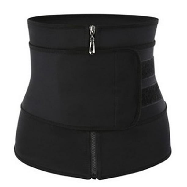 Cinturón de fajas de ejercicio de control de abdomen elástico de entrenador  de Negro l Zulema Entrenador de cintura para mujer