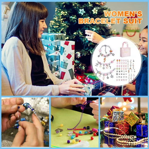 Diy Charm Kit Para Hacer Pulseras, Kit De Joyeria Para Ninas