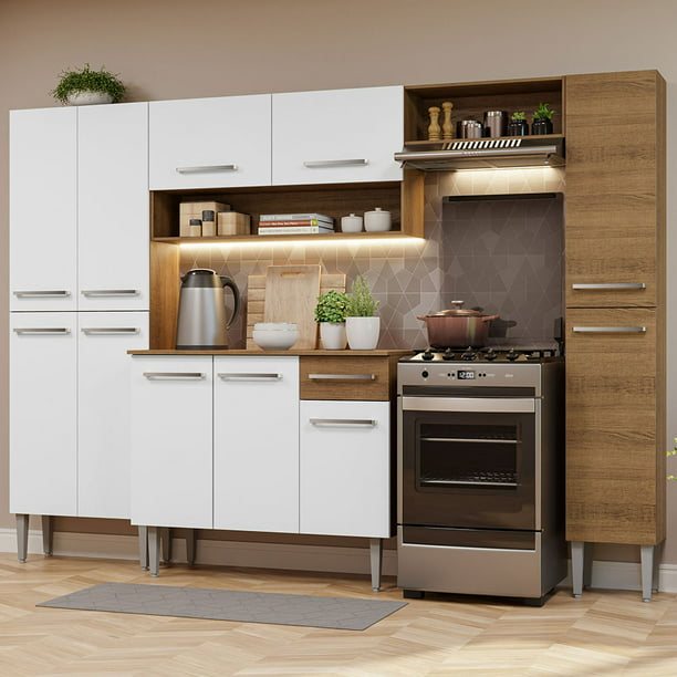 Modulo/Mueble Bajo 4 Cajones Cocina Kit Completo - Online