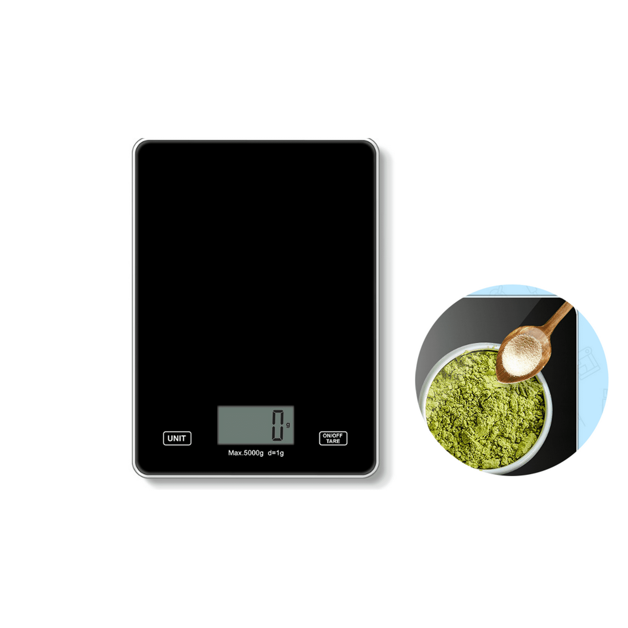 Nueva Cocina 5kg/1g balanza digital para alimentos con interruptor  Touch-Style - China Báscula de cocina Digital Báscula de cocina eléctrica y  5kg de escala precio