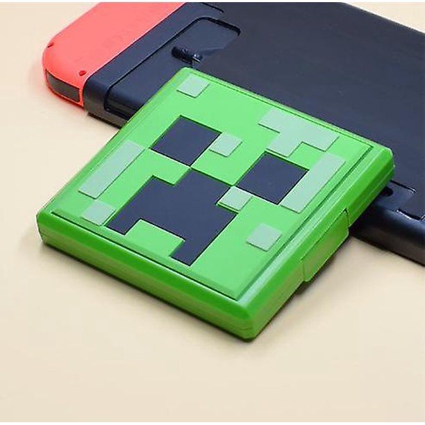 Minecraft Nintendo Switch Oled Game Card Storage Box Ns Cassette Box