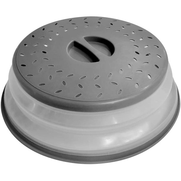 Plato plegable para microondas. Tapa plegable para colador de