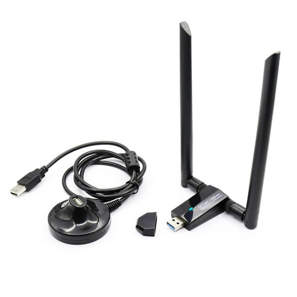 Adaptador Dongle WiFi USB para TV, Receptor Inalámbrico Universal 300Mbps  con RJ45 WPS de Ndcxsfigh