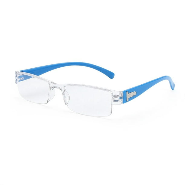 Gafas de lectura con luz azul para hombre y mujer, lentes elegantes y  cómodas, protección ocular, a la moda
