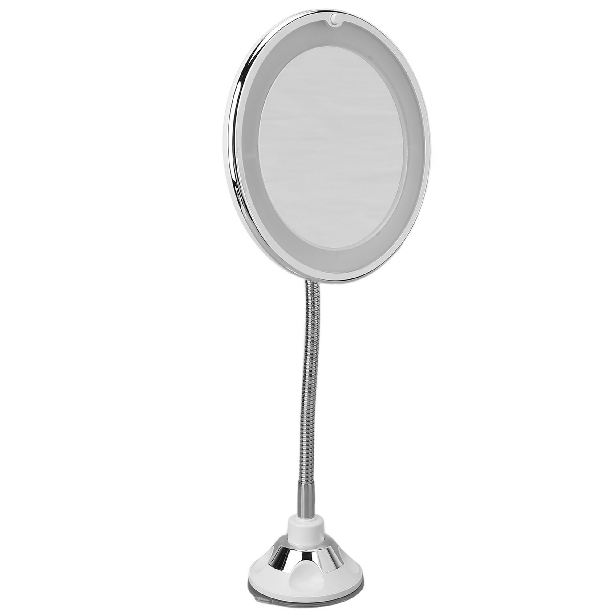  SOGT Uso amplio flexible de la ventosa del espejo de aumento  del cuello de cisne del espejo para el viaje : Belleza y Cuidado Personal