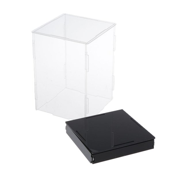 Caja transparente cuadrada  Presentación de recuerdos