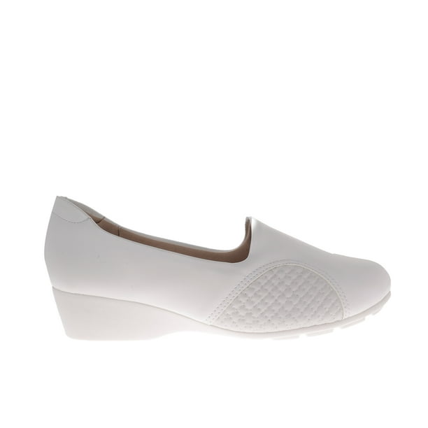 blanco Ordinario estrés Zapato Auro color blanco confort con tacón de puente 26.0 Dorothy Gaynor  Zapato Auro color blanco confort con tacón de puente 26.0 | Walmart en línea