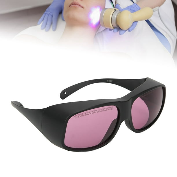 Gafas de seguridad láser 808NM 850 Protección ocular Gafas con filtro de  luz para dispositivo de depilación de bellezaNegro