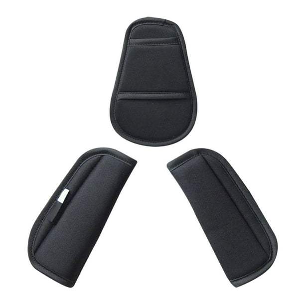 Cochecito de bebé universal, asiento de coche, almohadilla para la  entrepierna, fundas de correa de cinturón de seguridad para asiento de bebé  rosado perfke Protector de entrepierna