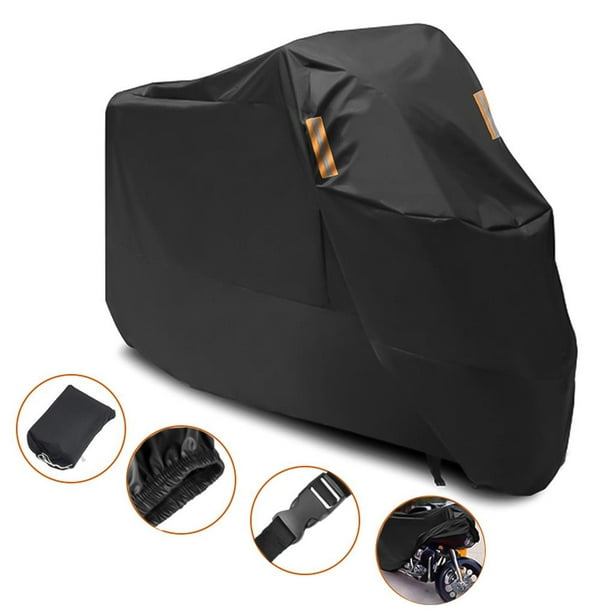 Scienceny Funda para moto 300D tela Oxford 50+ impermeable negro con tira  reflectante funda protectora para motocicleta refugio para interior y  exterior Gafas de moto No.2 Scienceny VI009270-02