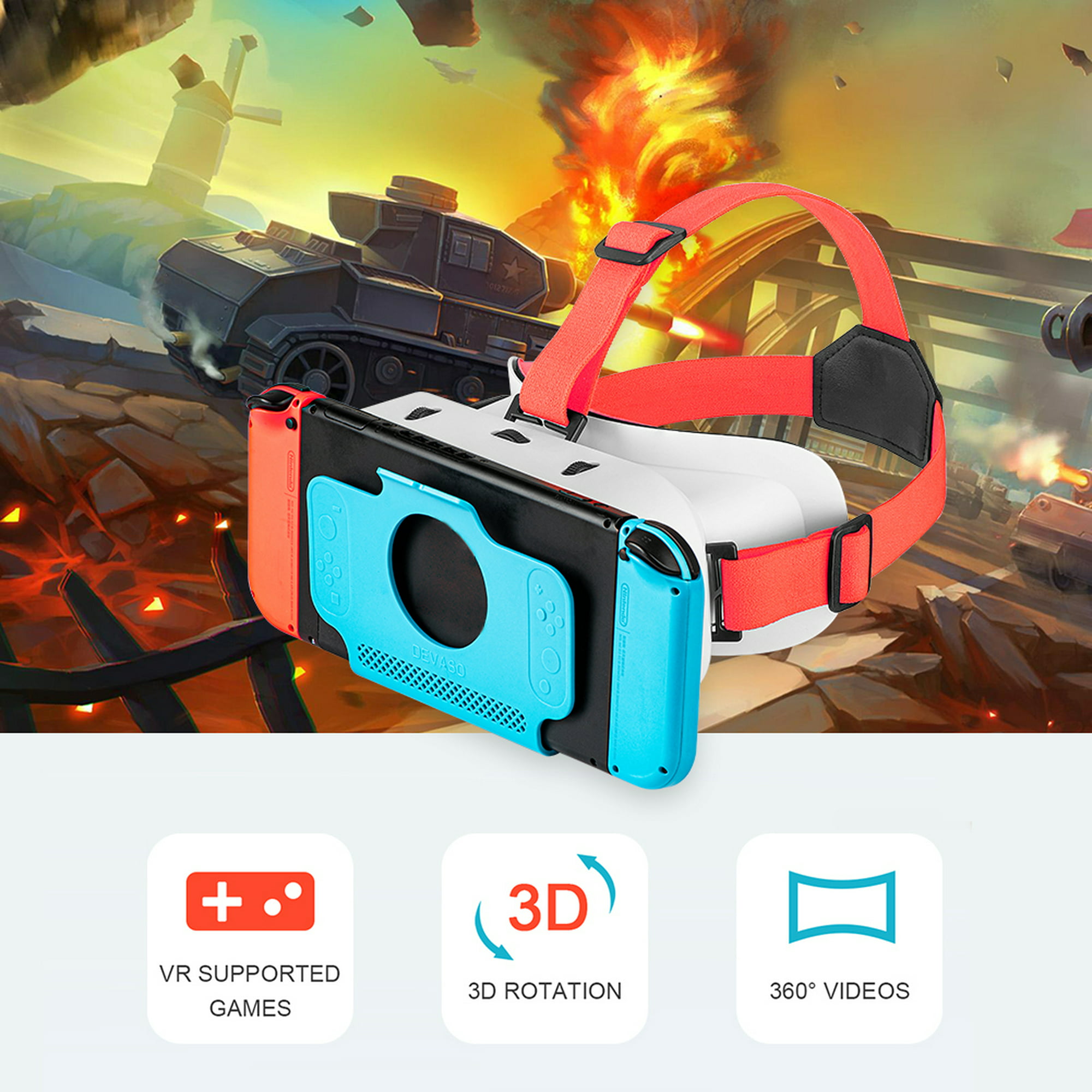 NTGRTY Gafas VR PC VR Display Panorama Sense Consola de Juegos