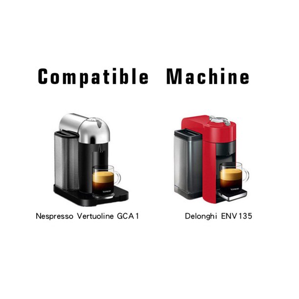 Cápsulas reutilizables para Nespresso OriginalLine – 6 cápsulas de café  recargables, tazas de acero inoxidable compatibles con máquina Nespresso