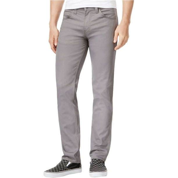 Levi's 511 Slim Fit Jeans para Hombre, Gris, 28W x 32L Levis