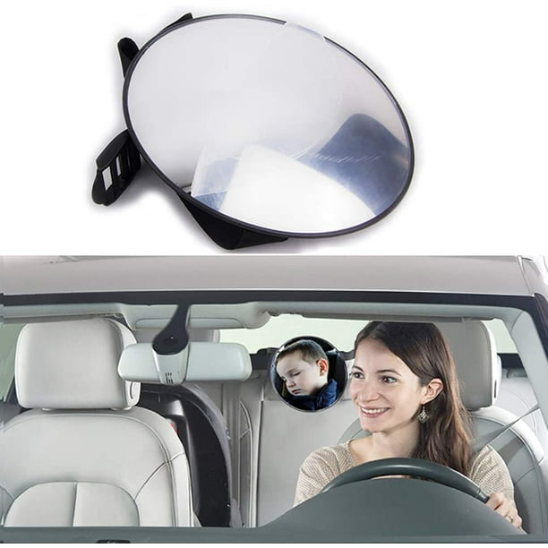 Espejo Retrovisor Para Asiento De Bebé En El Coche - Espejo De Seguridad De  Amplia Visión Para Asientos De Bebé, Reflejo Claro, Material No De Vidrio