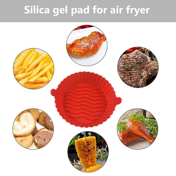 Air Fryer Liner Antiadherente Reutilizable Silicona Freidora Cesta  Vaporizadores Utensilios de cocina Hugtrwg Para estrenar