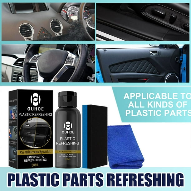 Restaurador De Plásticos Para Automóviles Restaurador de plástico para  coche de 30ml/50ml, agente reparador de arañazos para coche a prueba de  polvo